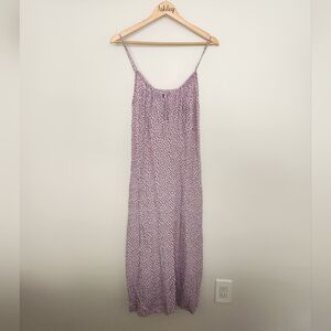 Old Navy Purple Patterned Maxi Dress